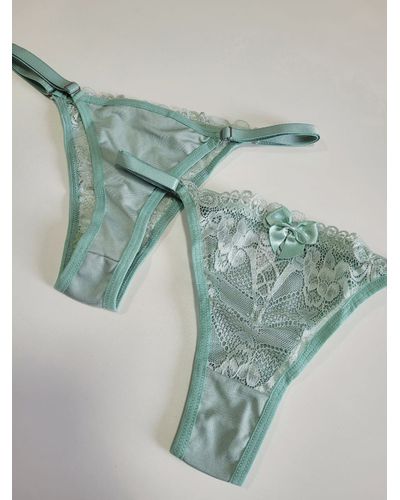 Calcinha Fio de Regulagem - Verde - DONA DE MIM (@donaademimstore)