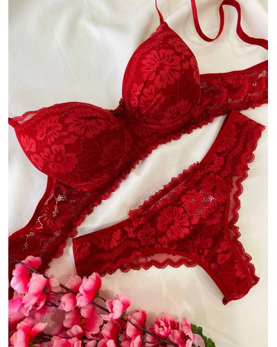 Conjunto Patrícia - Vermelho - DONA DE MIM (@donaademimstore)