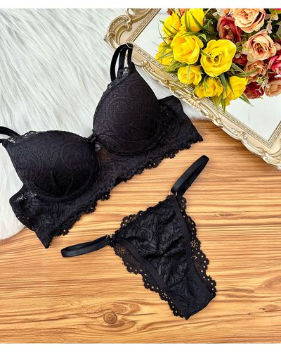 Conjunto Luna -Preto - DONA DE MIM (@donaademimstore)