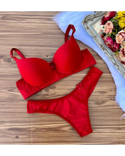 Conjunto Básico - Vermelho - DONA DE MIM (@donaademimstore)