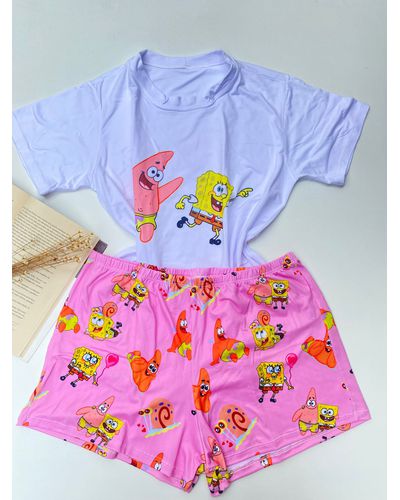 Pijama Personagem - Bob Esponja - DONA DE MIM (@donaademimstore)