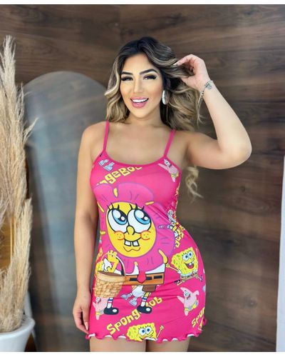 Camisola Slim - Bob Esponja (PINK) - DONA DE MIM (@donaademimstore)