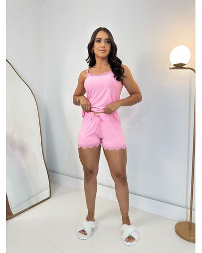 Pijama Lara - Rosa Baballoo - DONA DE MIM (@donaademimstore)