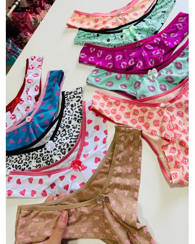 Calcinha Fio Duplo - Estampada - DONA DE MIM (@donaademimstore)