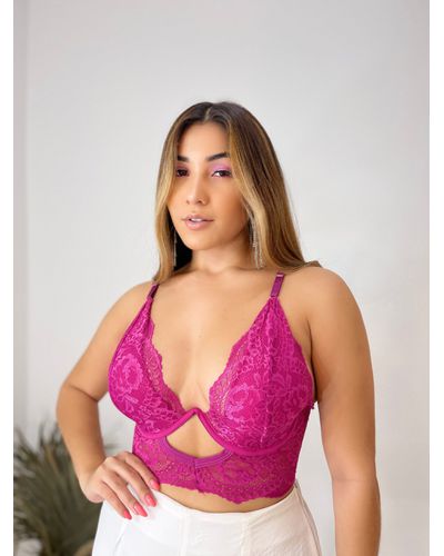 Cropped Raika - Fúcsia - DONA DE MIM (@donaademimstore)
