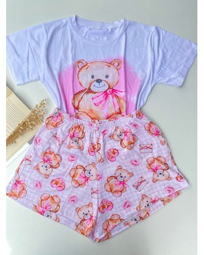 Pijama Personagem - Ursinho - DONA DE MIM (@donaademimstore)