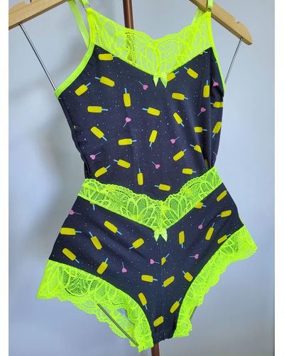 Baby Doll - Picolé Verde Neon - DONA DE MIM (@donaademimstore)