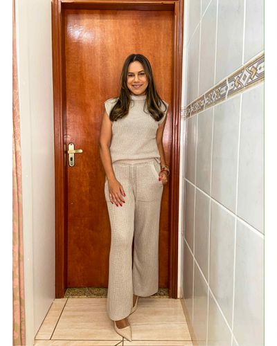 Conjunto Agnes Cinza Claro - ENTRE COMADRES