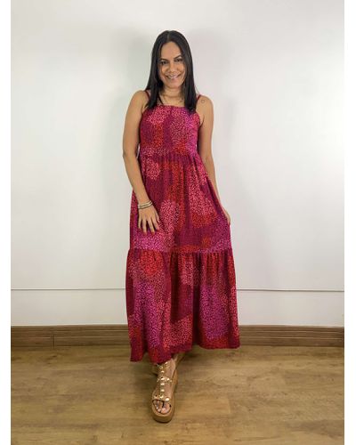 Vestido Carol Estampado Onça - ENTRE COMADRES