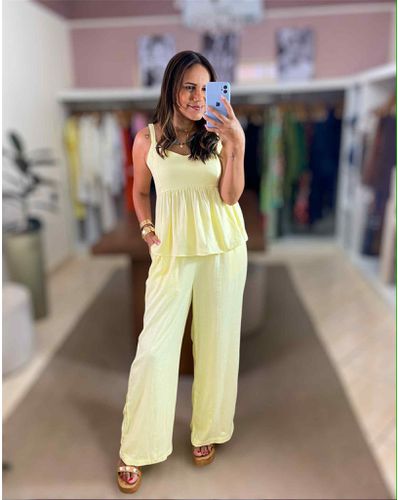 Conjunto Charlotte Amarelo - ENTRE COMADRES