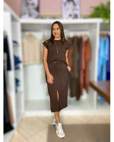 Conjunto Karen Marrom - ENTRE COMADRES