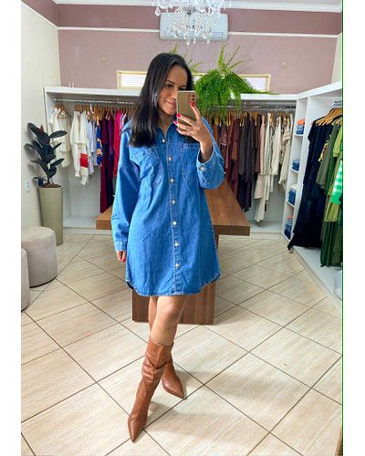 Chemise Laura Jeans Jeans Claro - ENTRE COMADRES