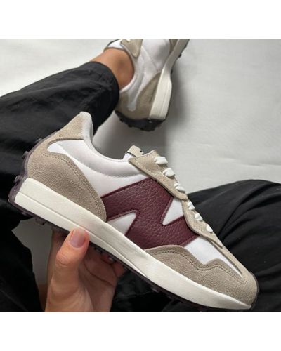 Tenis NB 327 BRANCO/ VINHO - ENTRE COMADRES