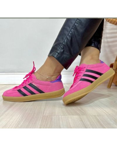 Tenis Gazelle Rosa Com Preto - ENTRE COMADRES