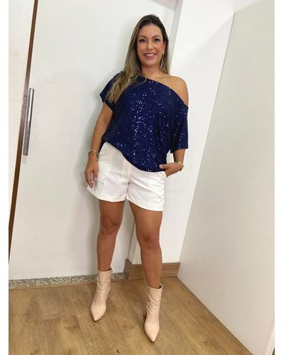 Short Betina Off White - ENTRE COMADRES