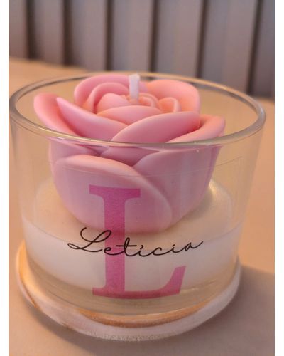 Vela Rosa Lumiere Rosa 90g. - ILUMINAR VELAS & AROMAS