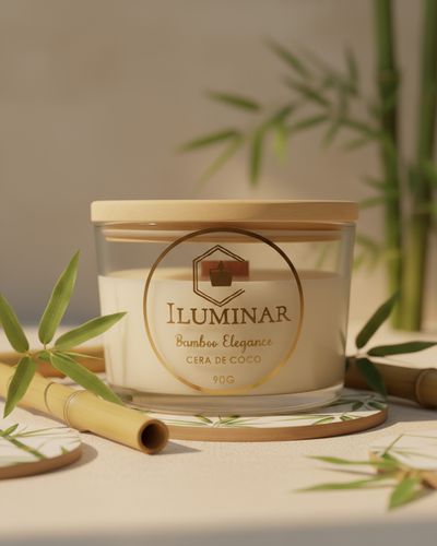 Vela Bamboo 90g - ILUMINAR VELAS & AROMAS