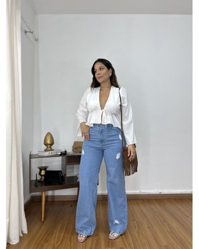 Wide Leg Puídos 1234