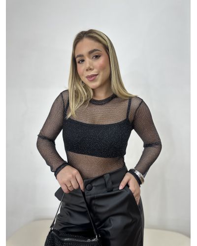 Body Arrastão Lurex