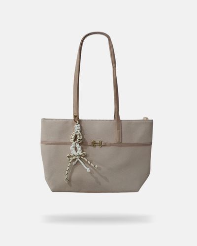 Bolsa Trançada Hanna - Off White - Pé Relax Calçados Confortáveis