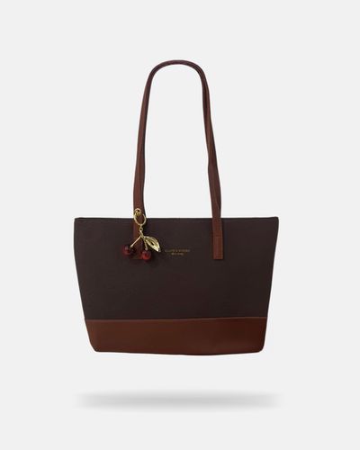 Bolsa Trançada Luna - Café - Pé Relax Calçados Confortáveis
