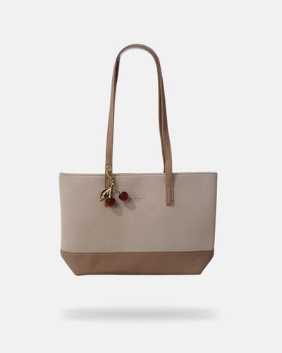 Bolsa Trançada Luna - Taupe - Pé Relax Calçados Confortáveis