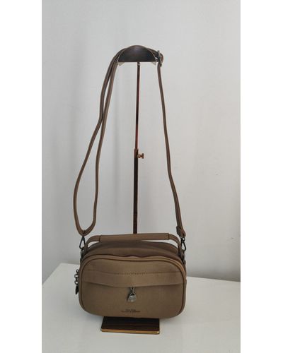 Bolsa Transversal Media - Coffee - Pé Relax Calçados Confortáveis