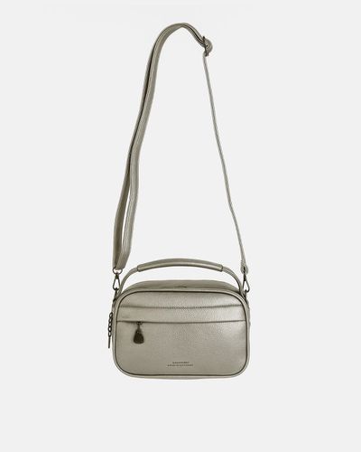 Bolsa Transversal Media - Prata - Pé Relax Calçados Confortáveis