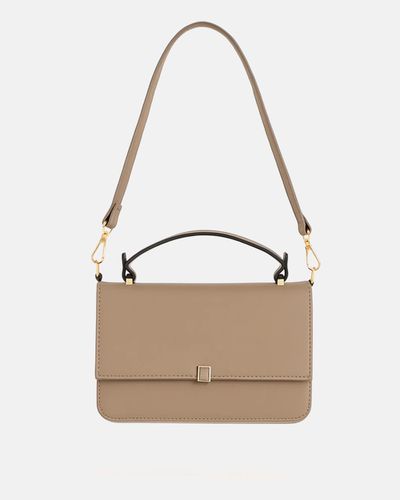Bolsa Transversal Jhenifer - Khaki - Pé Relax Calçados Confortáveis