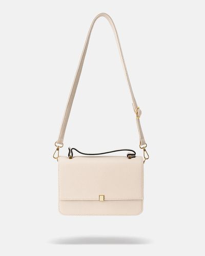 Bolsa Transversal Jhenifer - Off White - Pé Relax Calçados Confortáveis