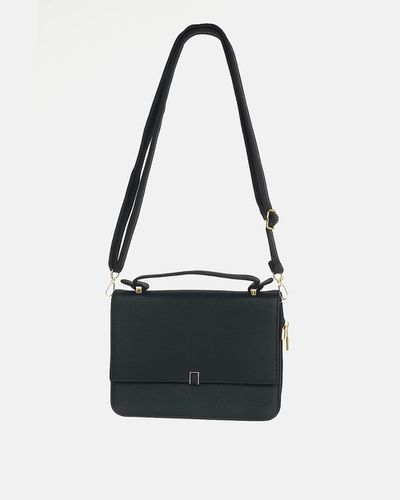 Bolsa Transversal Jhenifer - Preta - Pé Relax Calçados Confortáveis