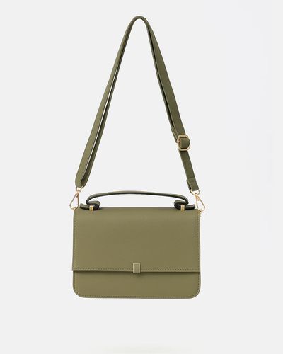 Bolsa Transversal Jhenifer - Verde - Pé Relax Calçados Confortáveis