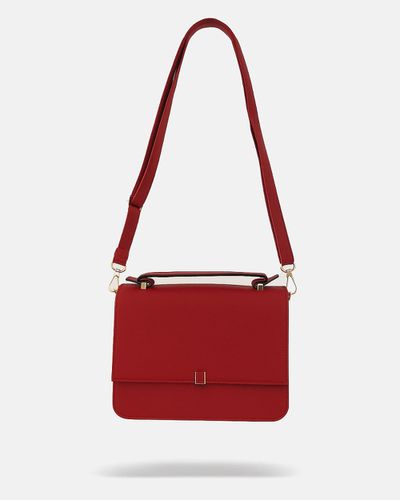 Bolsa Transversal Jhenifer - Vermelha - Pé Relax Calçados Confortáveis