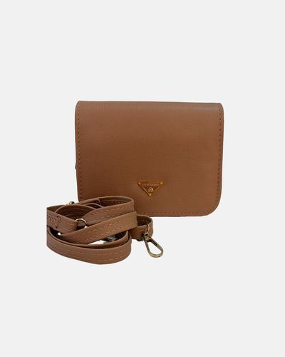Bolsa Estruturada Pequena - Capuccino - Pé Relax Sapatos Confortáveis