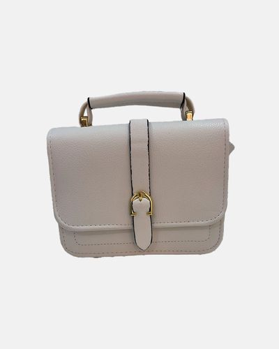 Bolsa Estruturada Média - Branca - Pé Relax Sapatos Confortáveis
