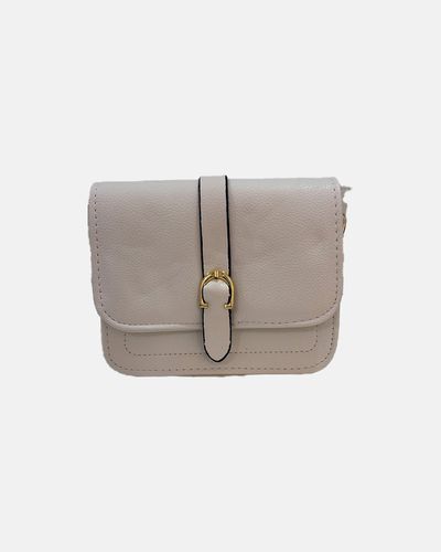 Bolsa Estruturada Pequena - Branca - Pé Relax Sapatos Confortáveis
