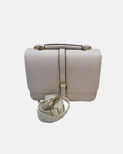 Bolsa Estruturada Grande - Branca - Pé Relax Sapatos Confortáveis
