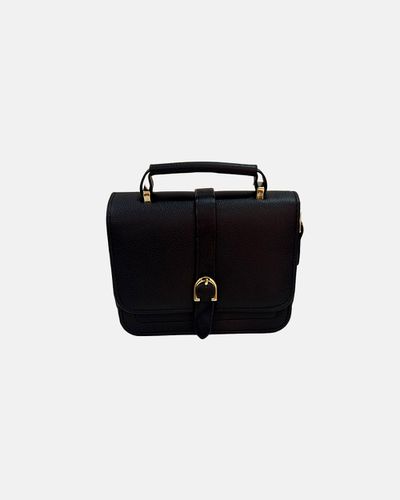 Bolsa Estruturada Média - Preta - Pé Relax Sapatos Confortáveis