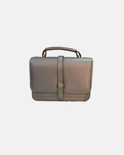 Bolsa Estruturada Média - Silver - Pé Relax Sapatos Confortáveis