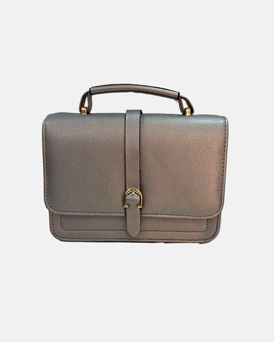 Bolsa Estruturada Grande - Silver - Pé Relax Sapatos Confortáveis