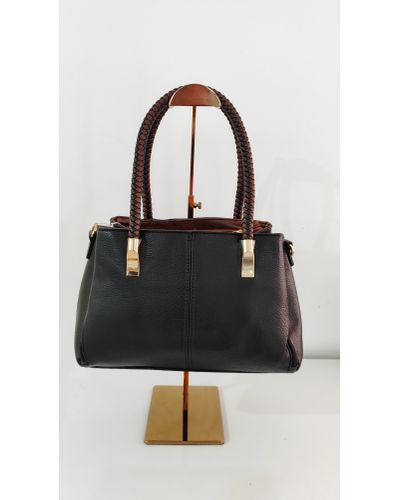 Bolsa Baú Celina - Black - Pé Relax Calçados Confortáveis