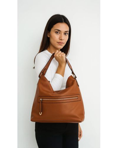Bolsa De Mão Laura - Brown - Pé Relax Calçados Confortáveis