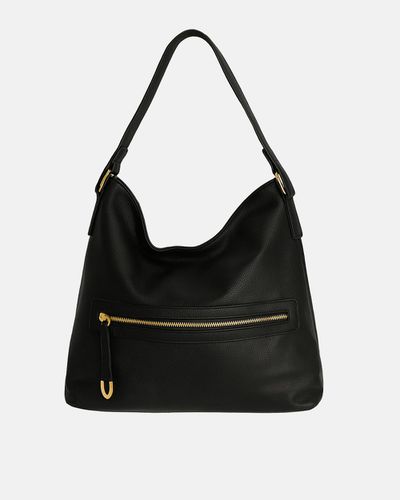 Bolsa De Ombro Laura - Black - Pé Relax Calçados Confortáveis