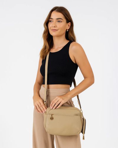 Bolsa Transversal Gisele - Aplicot - Pé Relax Calçados Confortáveis
