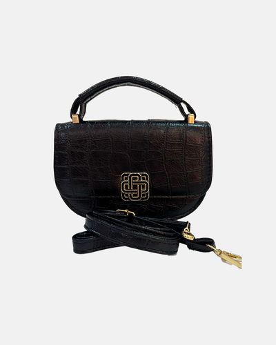 Bolsa Estruturada Pequena - Preta - Pé Relax Sapatos Confortáveis