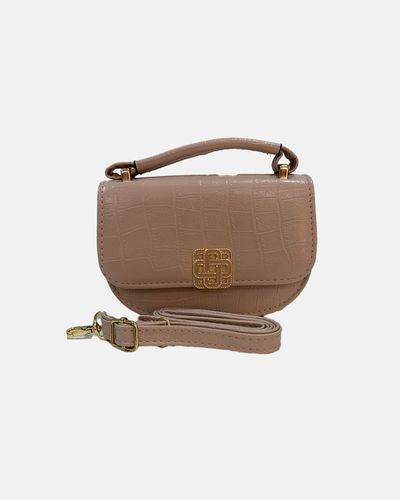 Bolsa Estruturada Pequena - Bege - Pé Relax Sapatos Confortáveis