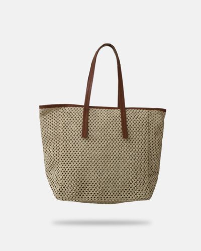 Bolsa Praiana Aurora - Palha - Pé Relax Calçados Confortáveis