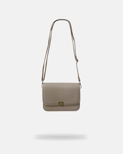 Bolsa Transversal Média Amélia - Off White - Pé Relax Calçados Confortáveis