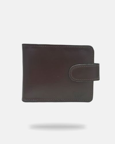 Carteira Masculina De Couro - Marrom - Pé Relax Calçados Confortáveis