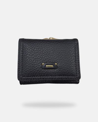 Carteira Compacta Jade- Preta - Pé Relax Calçados Confortáveis